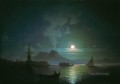 月明かりの夜のナポリ湾 ベスビオ イワン・アイヴァゾフスキー